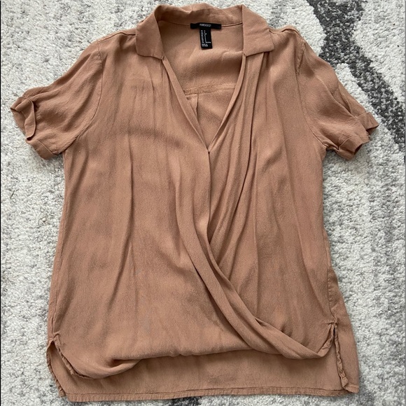 Forever 21 Tan Blouse - Picture 2 of 4